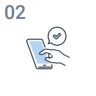 予約ボタンをタップ